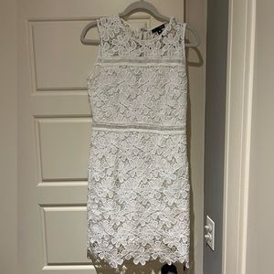 White lace dress